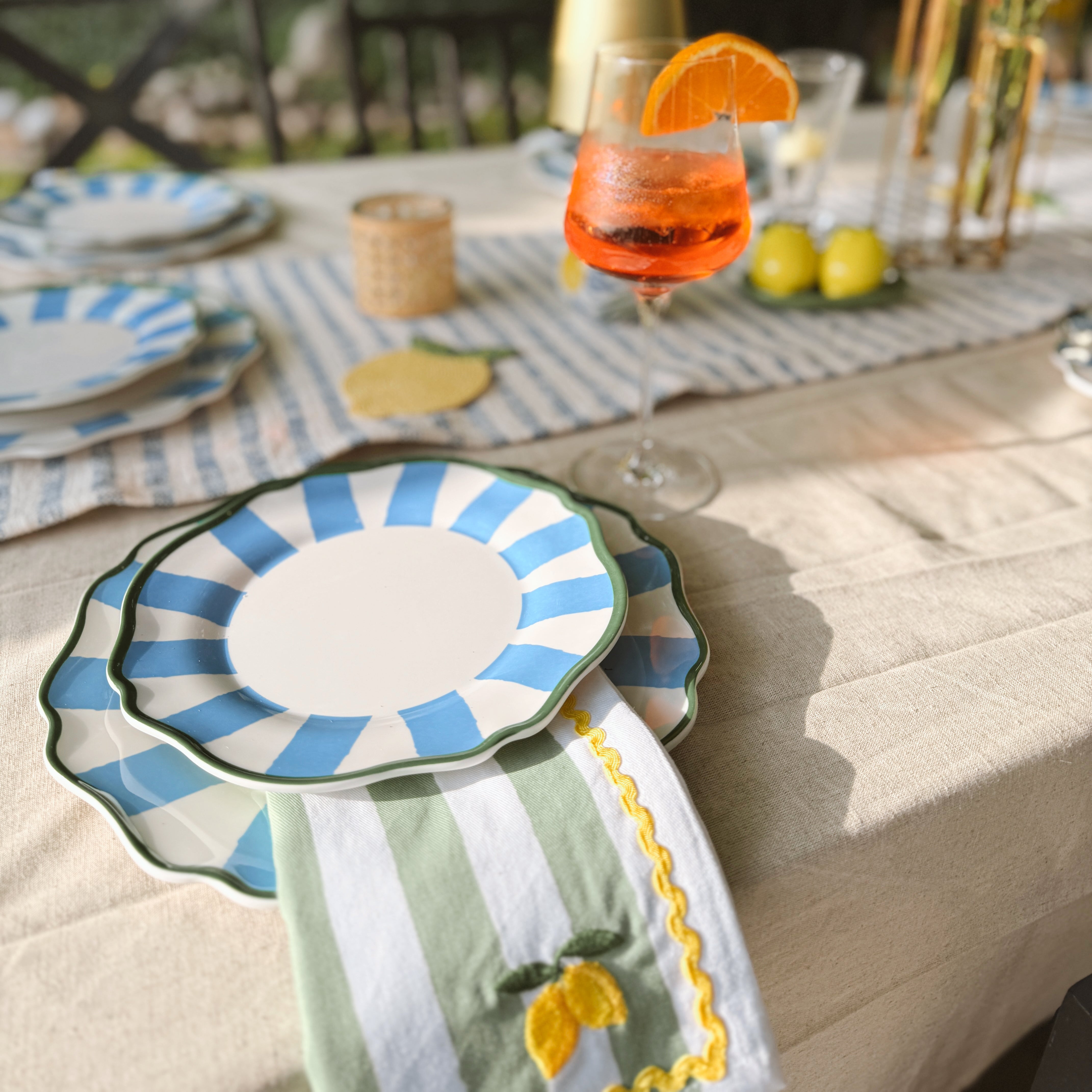 Amalfi Afternoon Tablescape