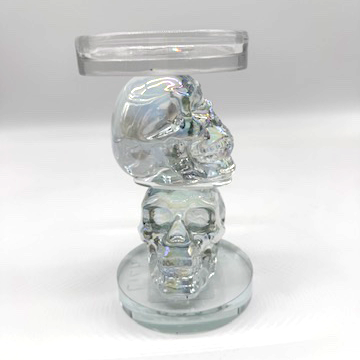 CRYSTAL SKELETON CANDLE HOLDER