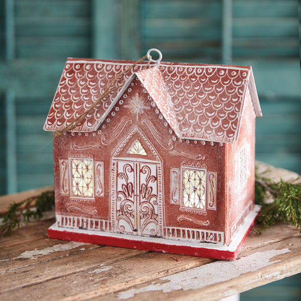 GINGERBREAD HOUSE LUMINARY