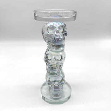 CRYSTAL SKELETON CANDLE HOLDER