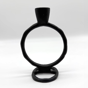 MODERN CIRCLE TAPER CANDLE HOLDER