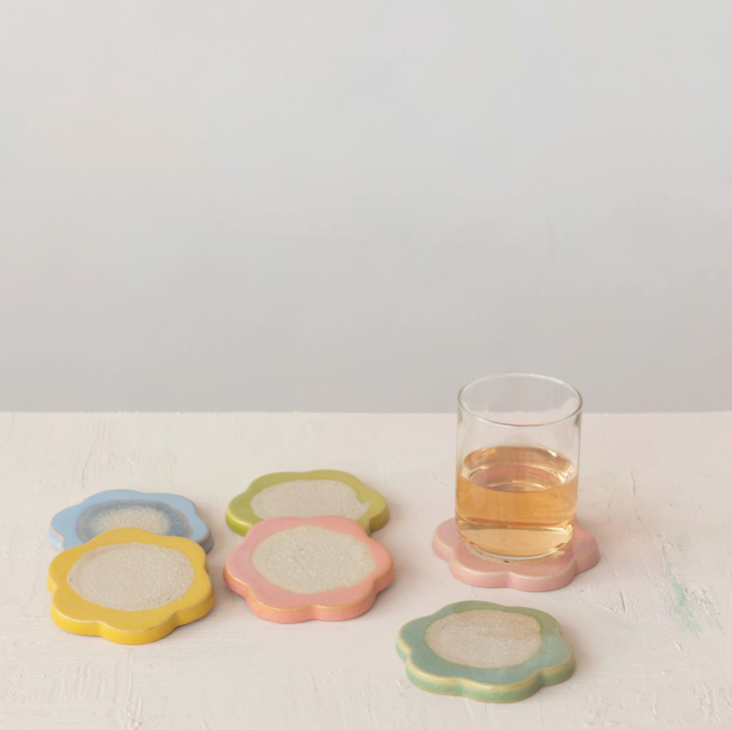 Flower Shaped Coaster | set 4
