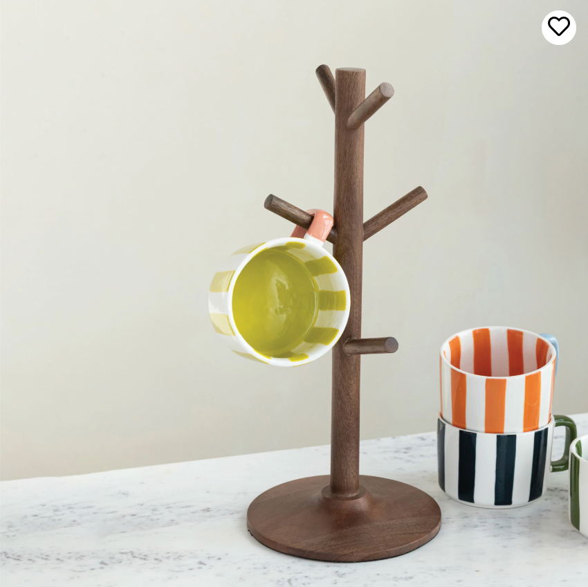 Mango Wood Mug Holder