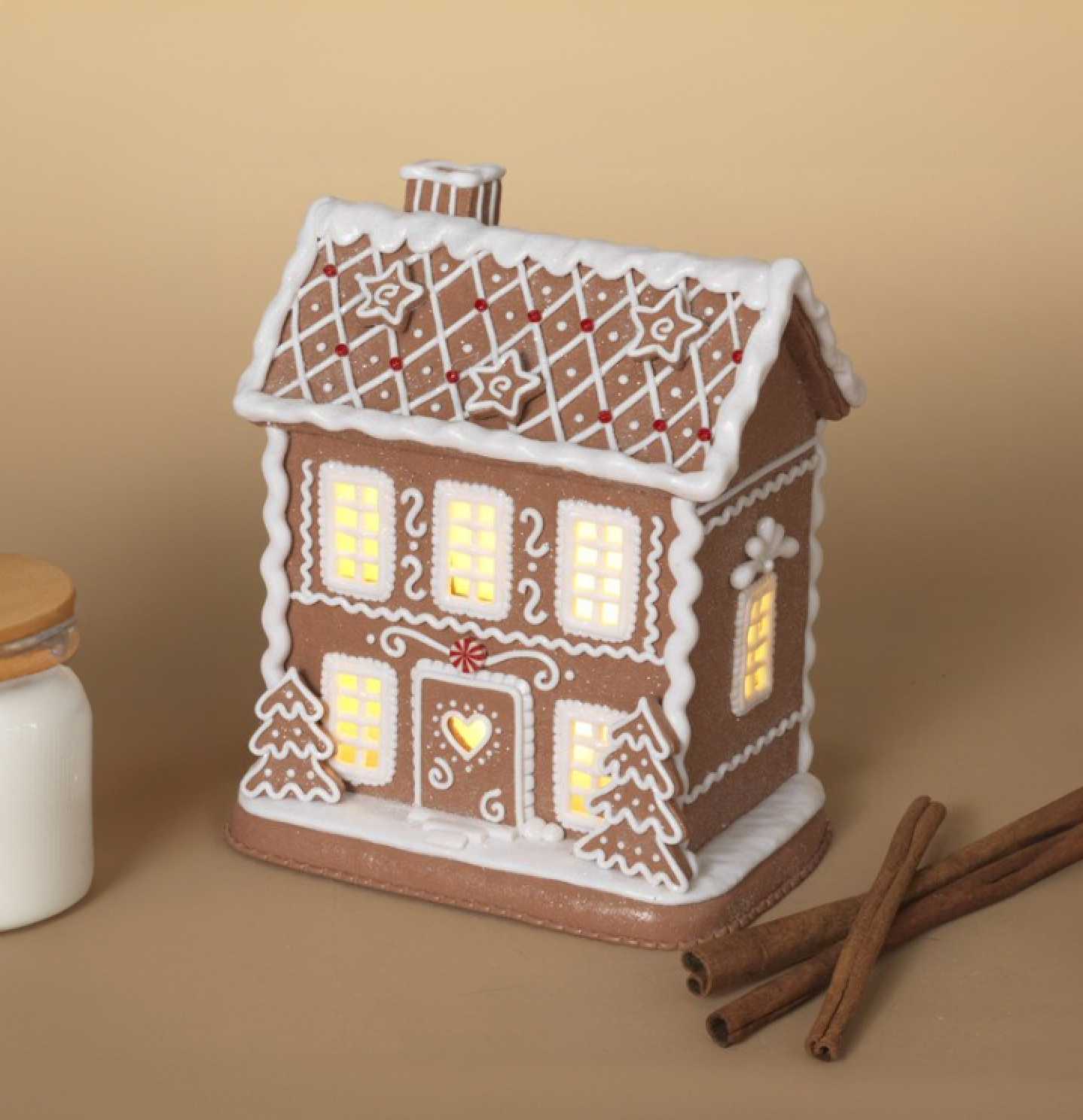 Holiday Gingerbread House, Home (8.5")