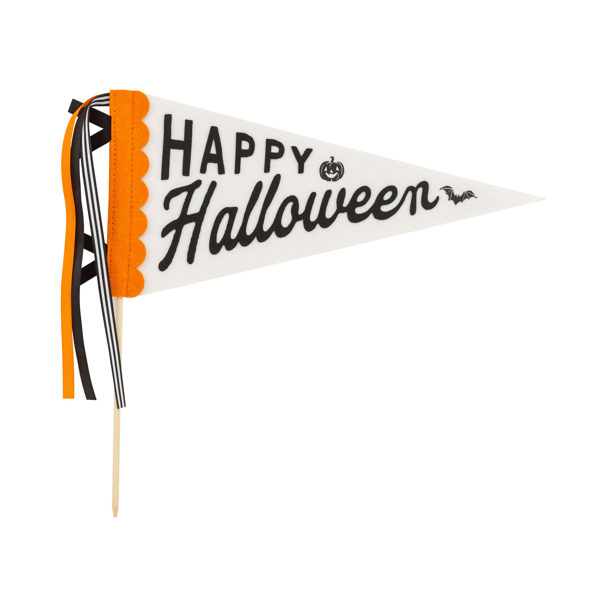 Booquette Happy Halloween Felt Pennant