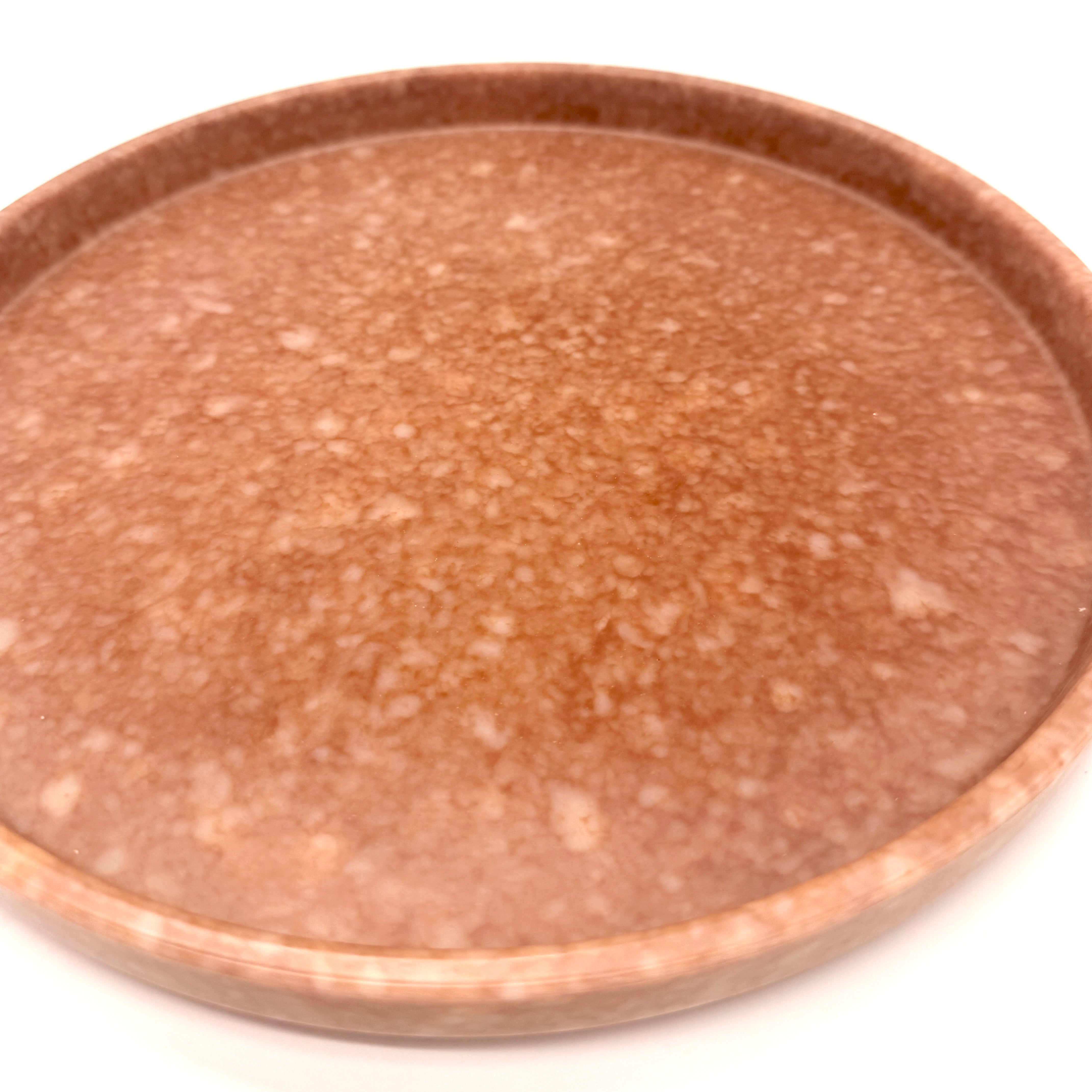 Terracotta Melamine Dinner Plates, s/4