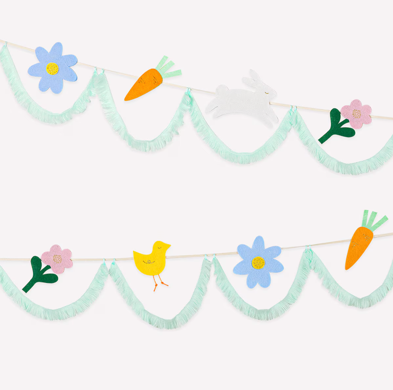Felt and Fringe Easter Icon Garland