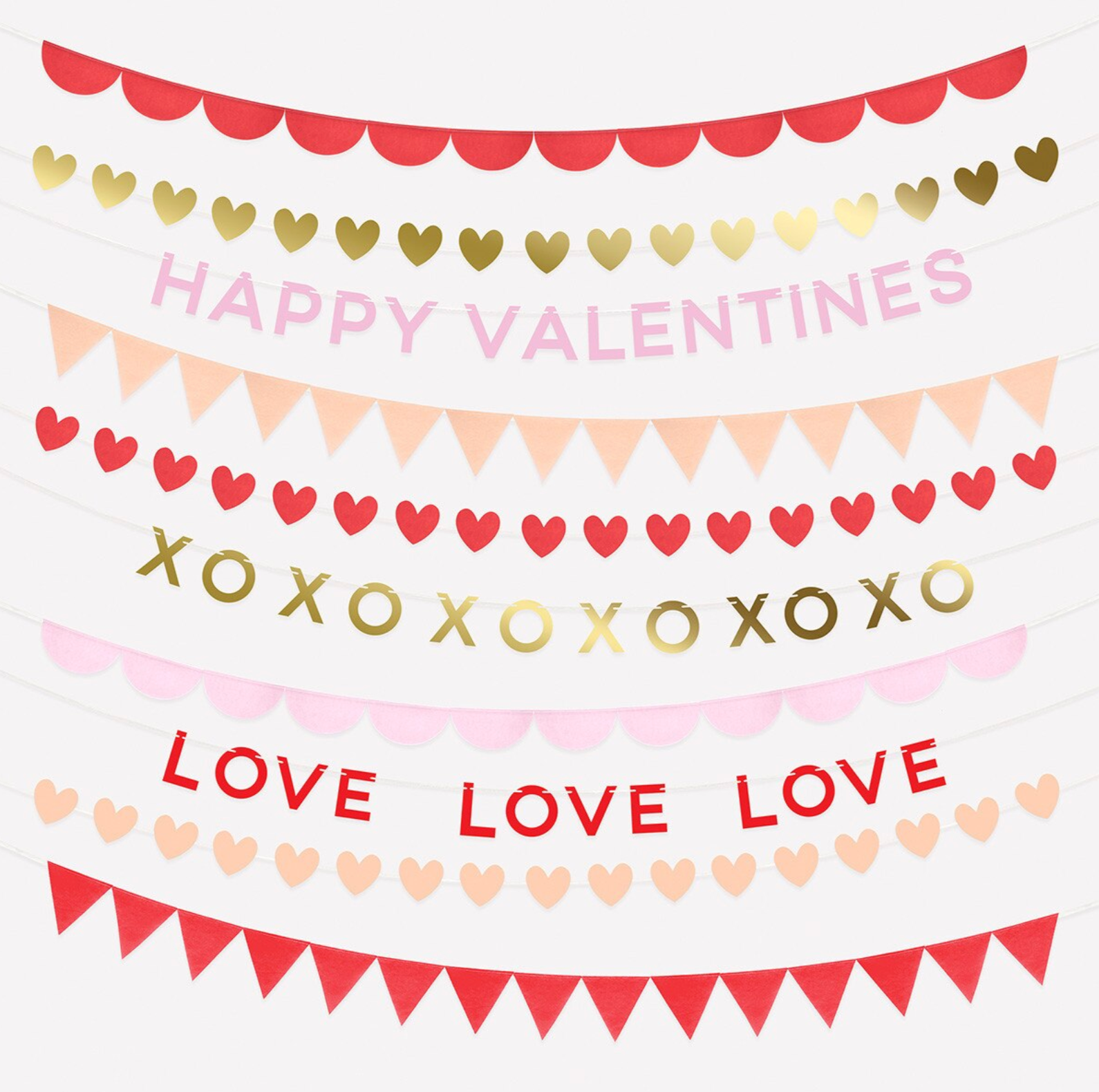 Valentine's Day Garland Set