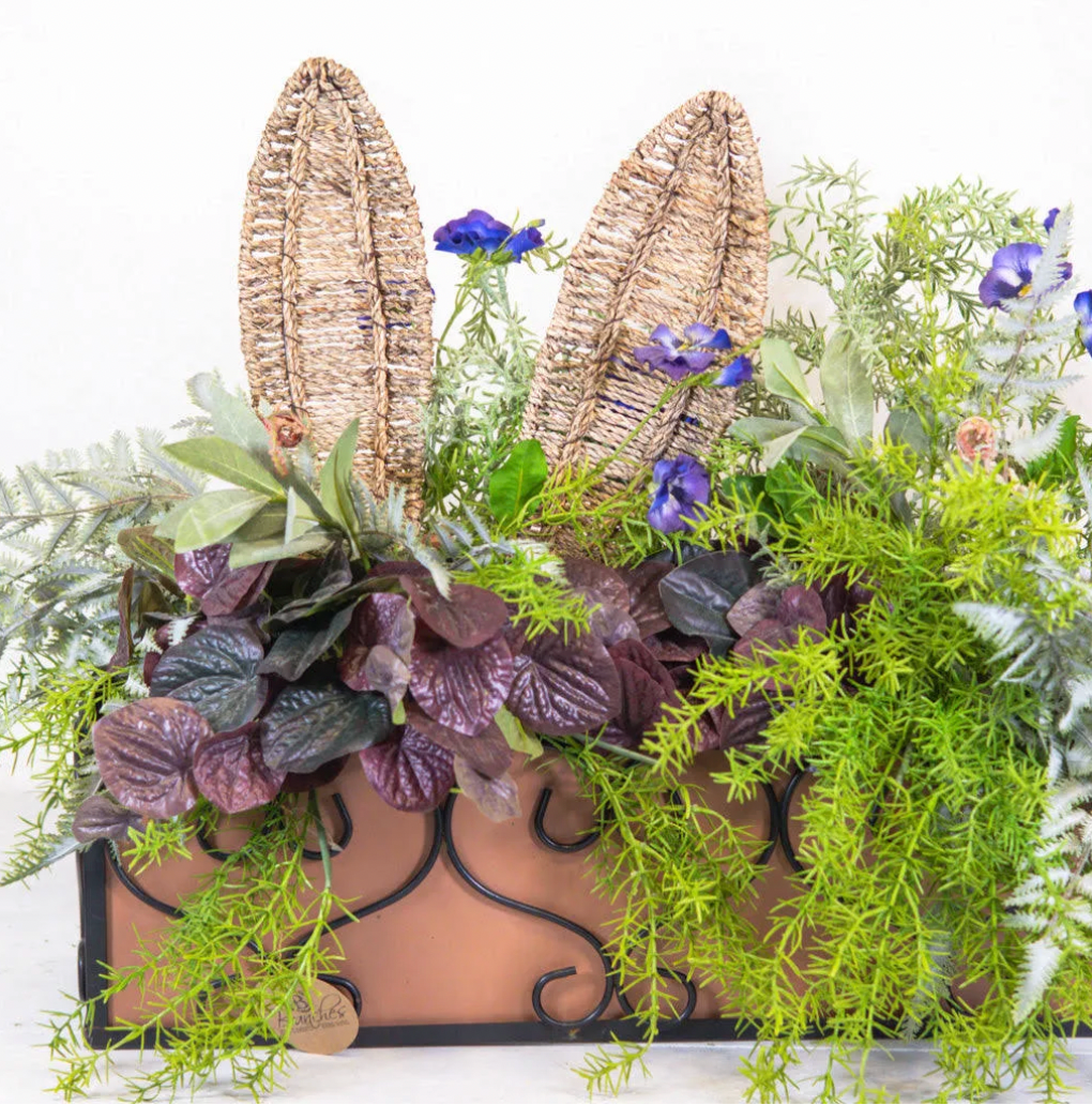 Woven Bunny Ear Stake (15")