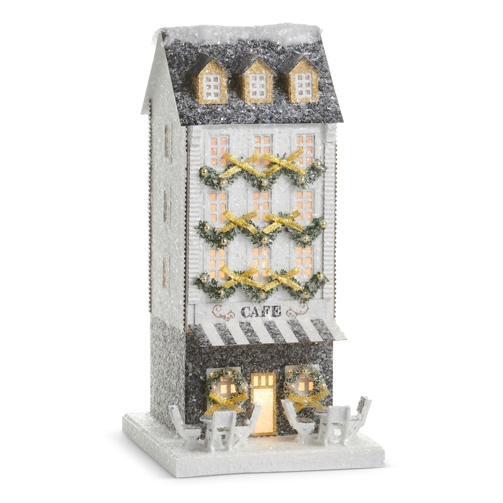 Lighted Paper Cafe (14.5")