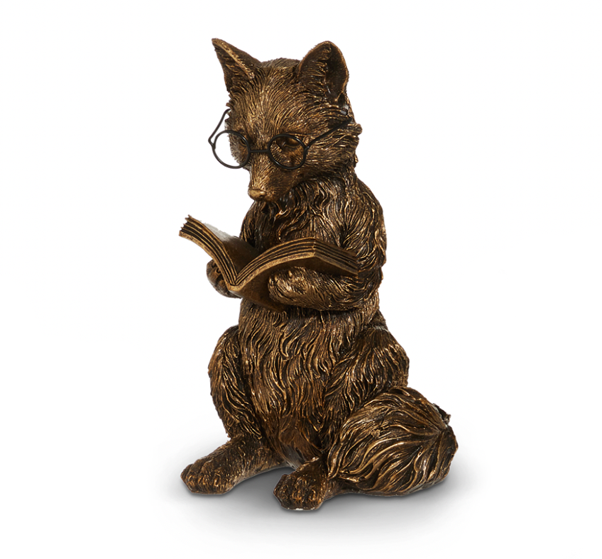 Antique Gold Reading Forest Friends