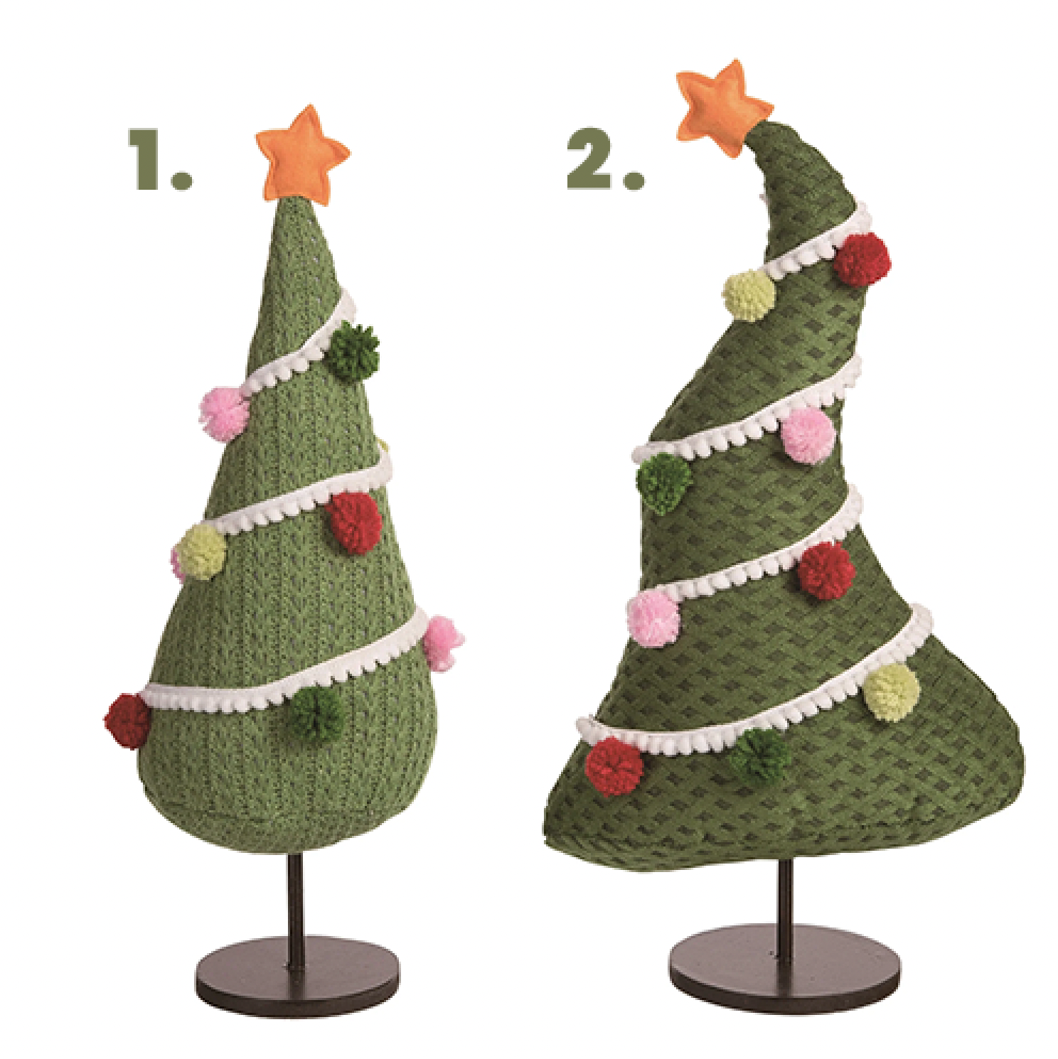 PLUSH TREE W/POM POM