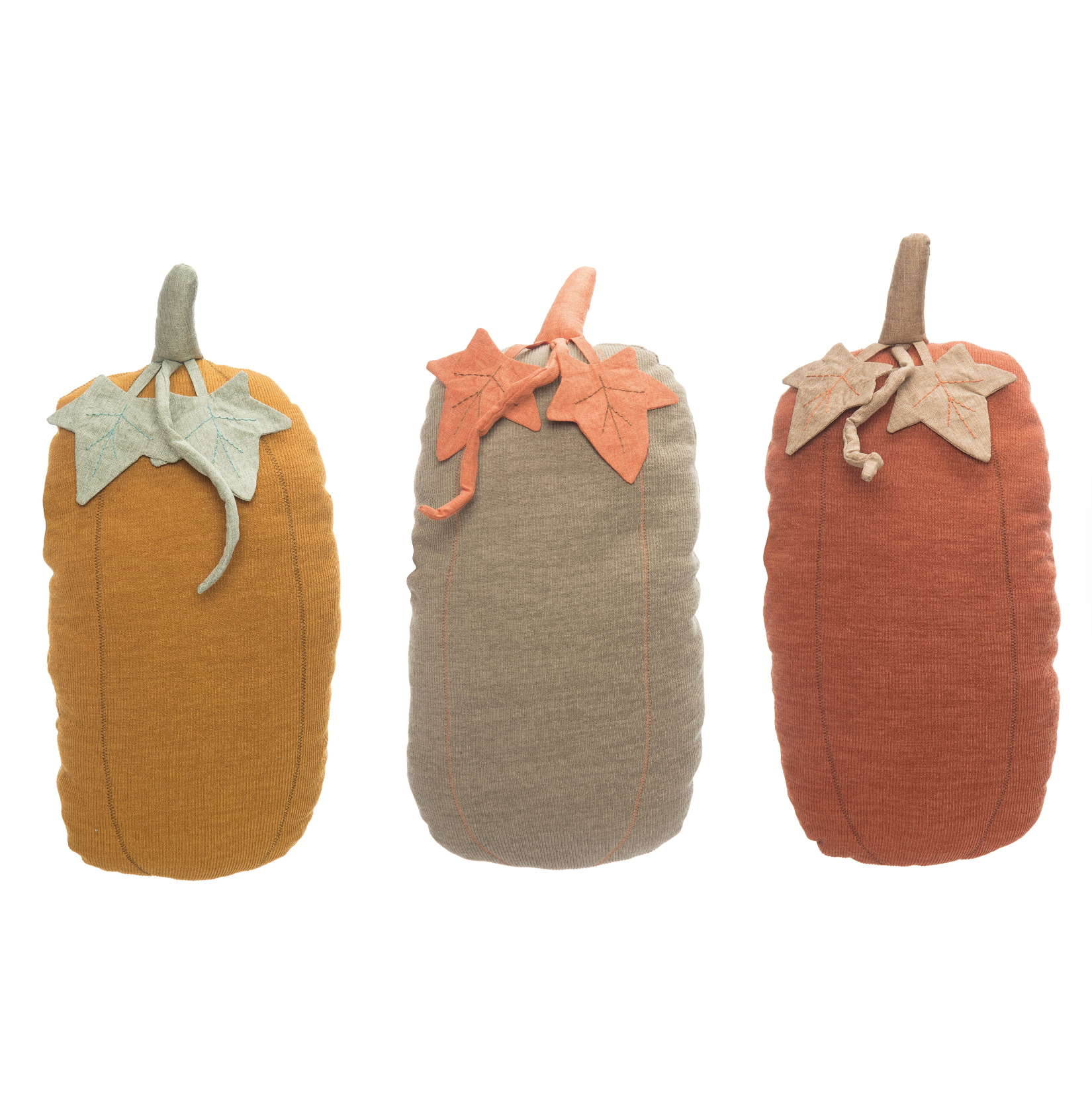 PLUSH TALL PUMPKIN PILLOW