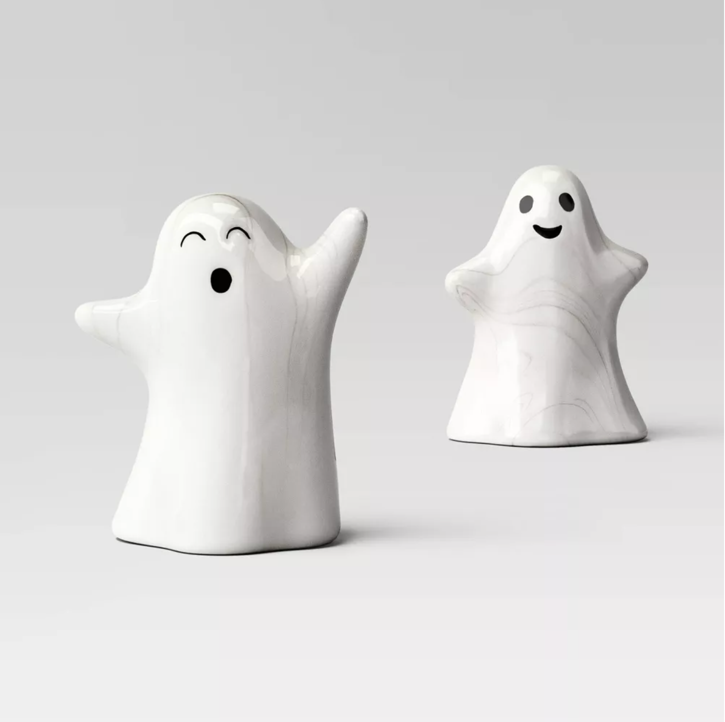 3pc Ceramic Mantle Ghost Accent Set