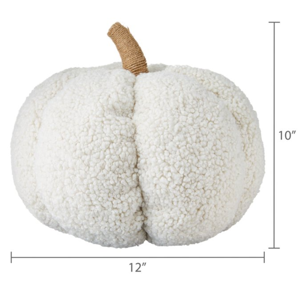 Boucle Pumpkin Pillow 10"
