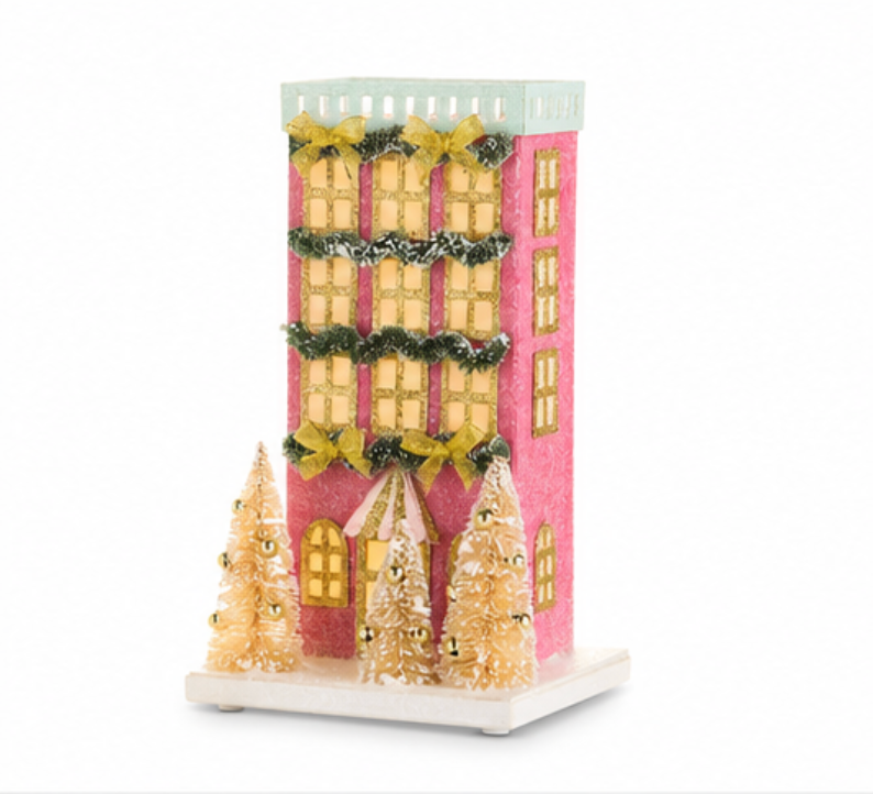 Multicolored Paper House (10.25")