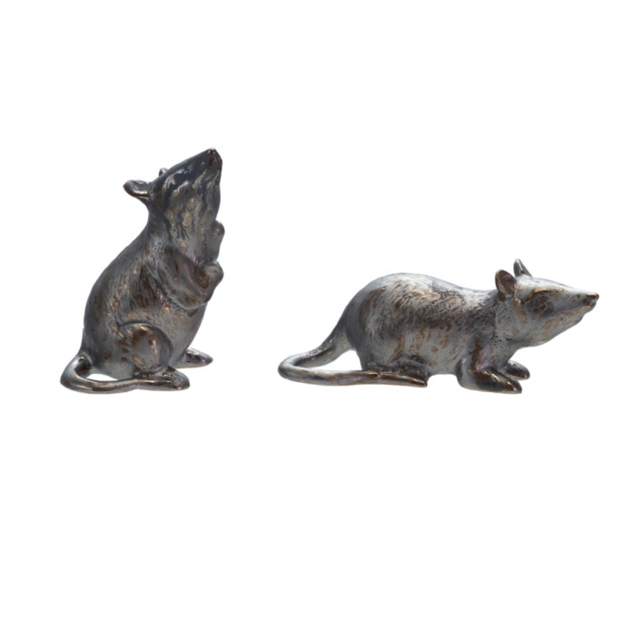 Stoneware Rat s/2