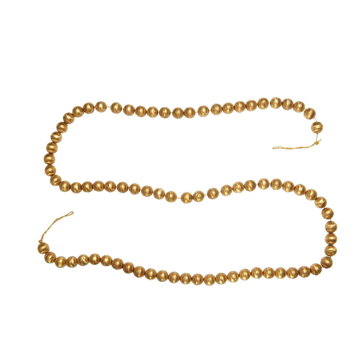 Embossed Metal Ball Garland (72"L)