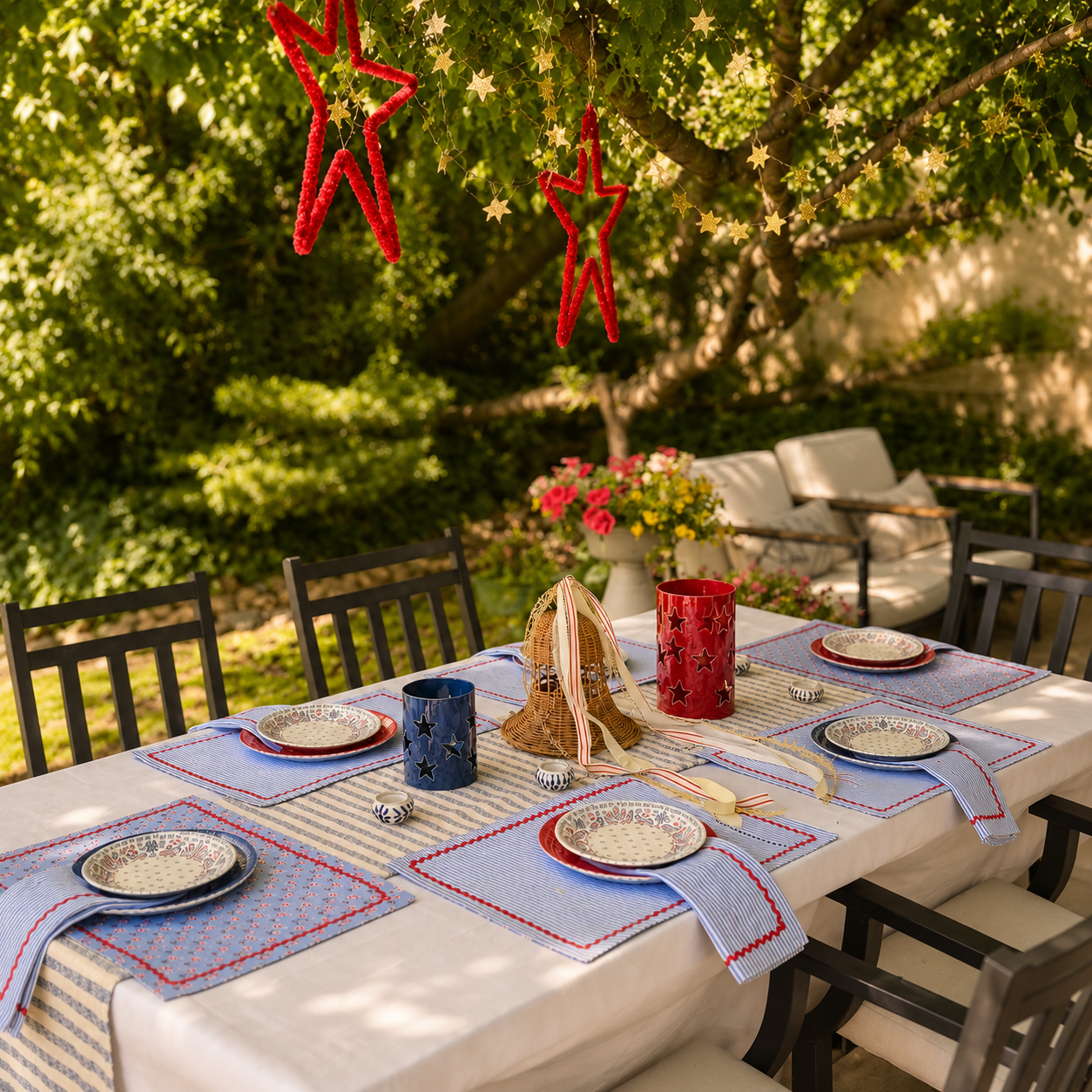 Sparkler Season Tablescape