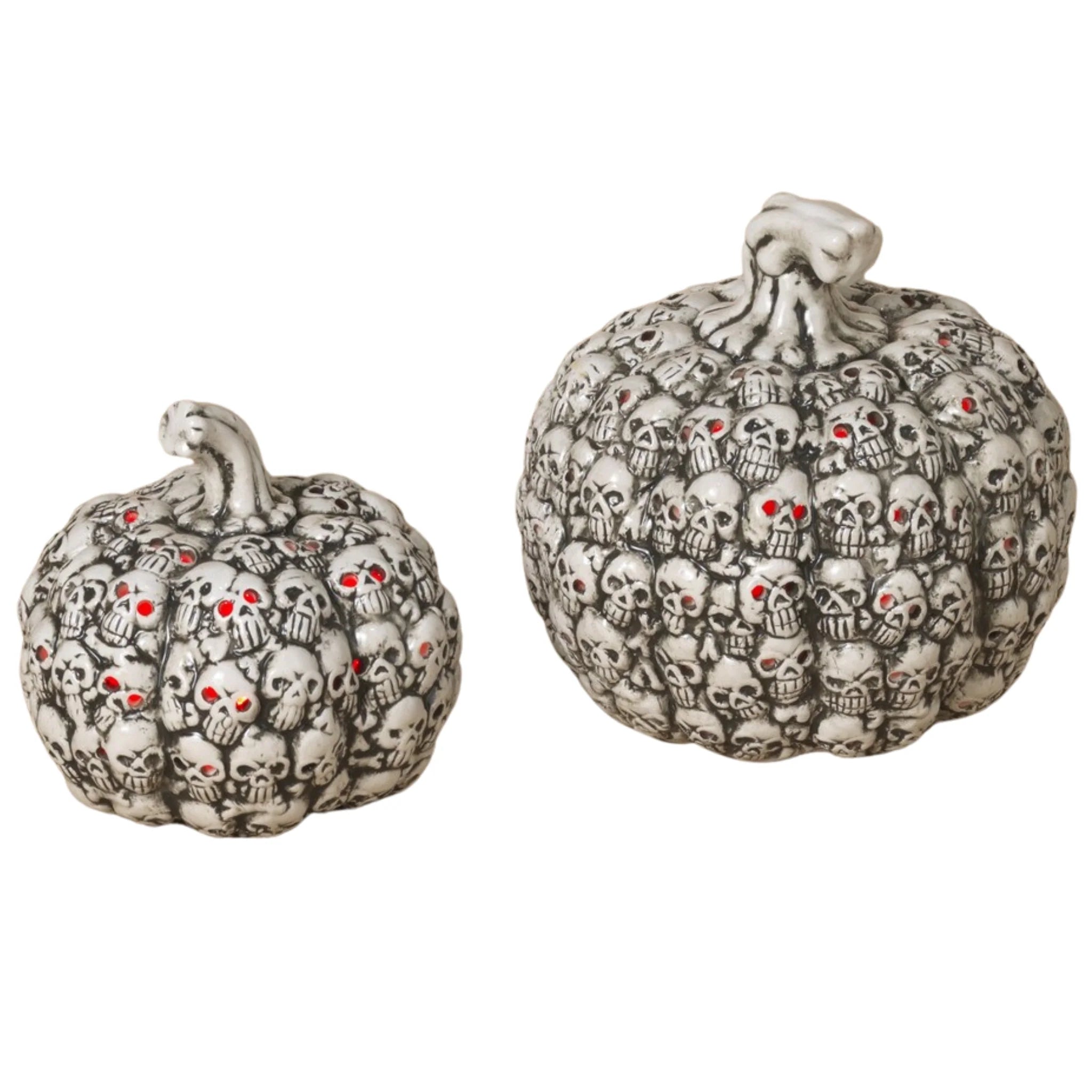 LED Skull Pumpkins
