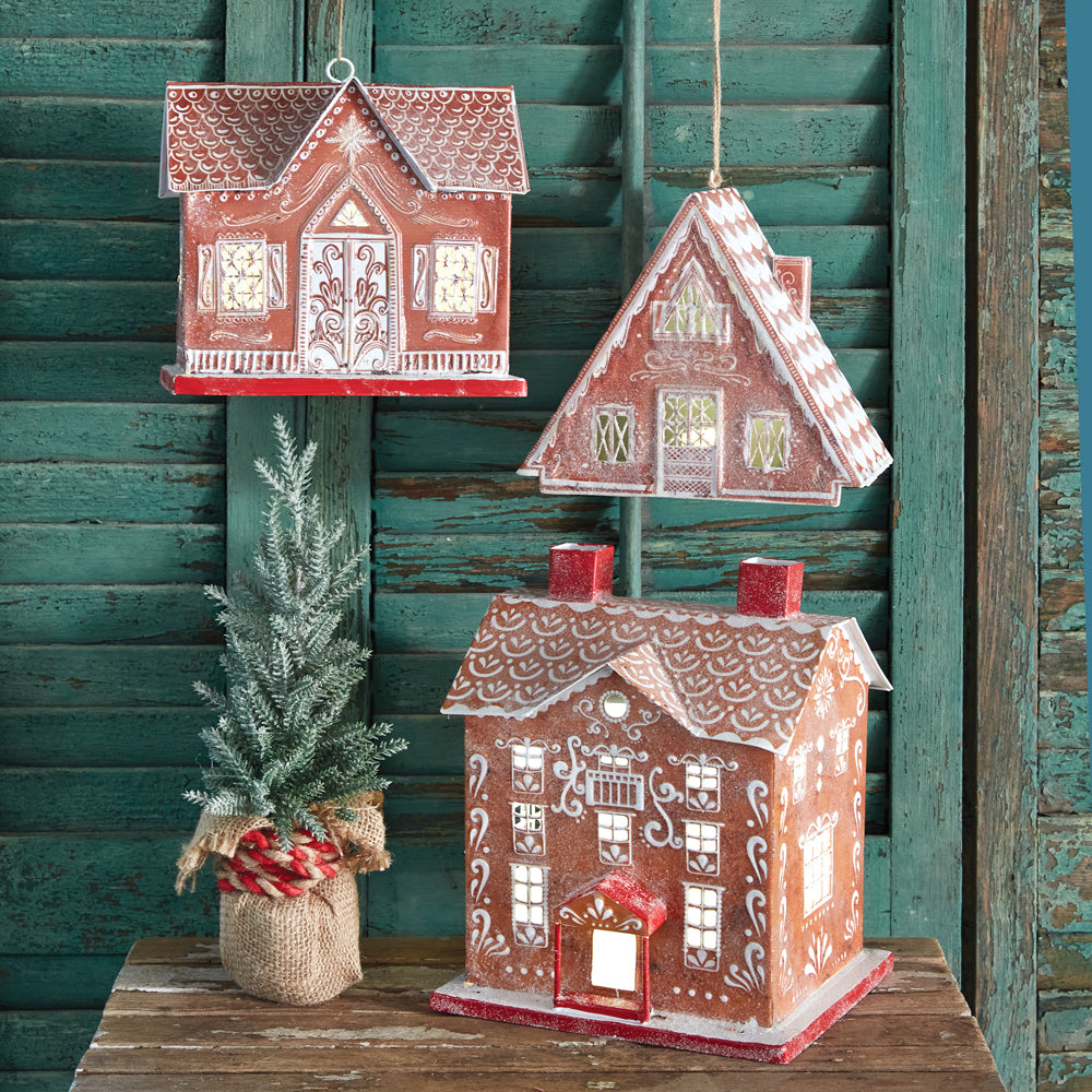 GINGERBREAD HOUSE LUMINARY