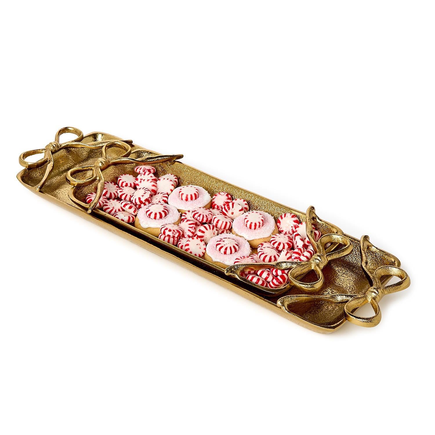 Gold Bow Serving Tray