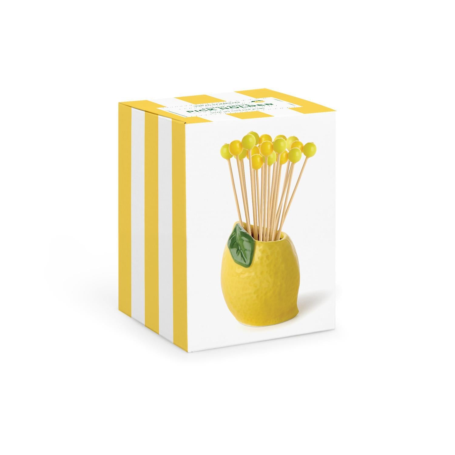 Lemon Cocktail Pick Holder