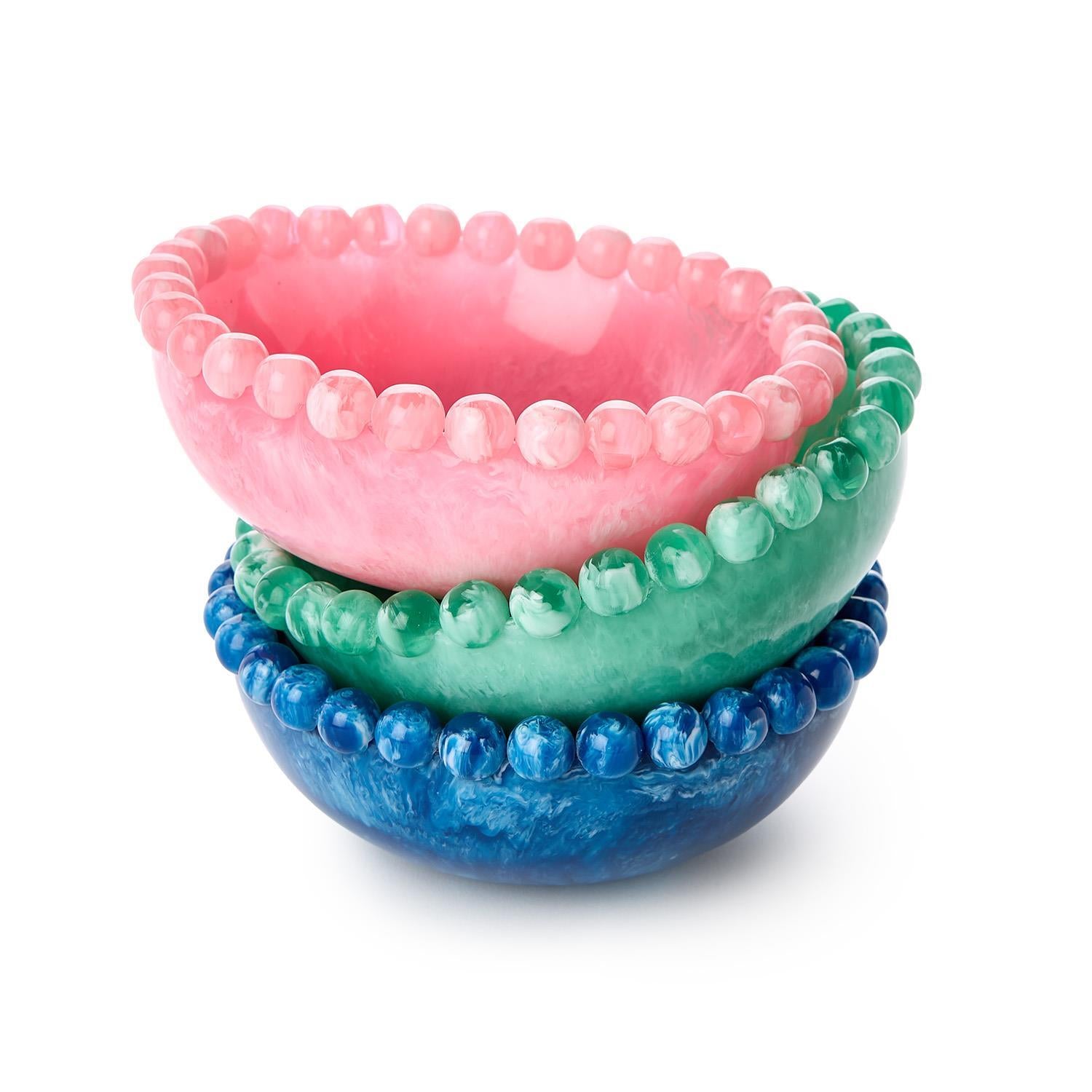 Resin Beaded Rim Bowl