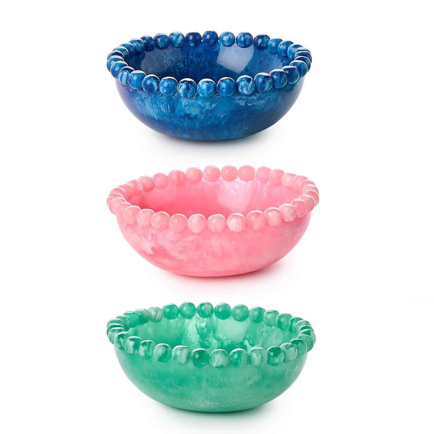 Resin Beaded Rim Bowl