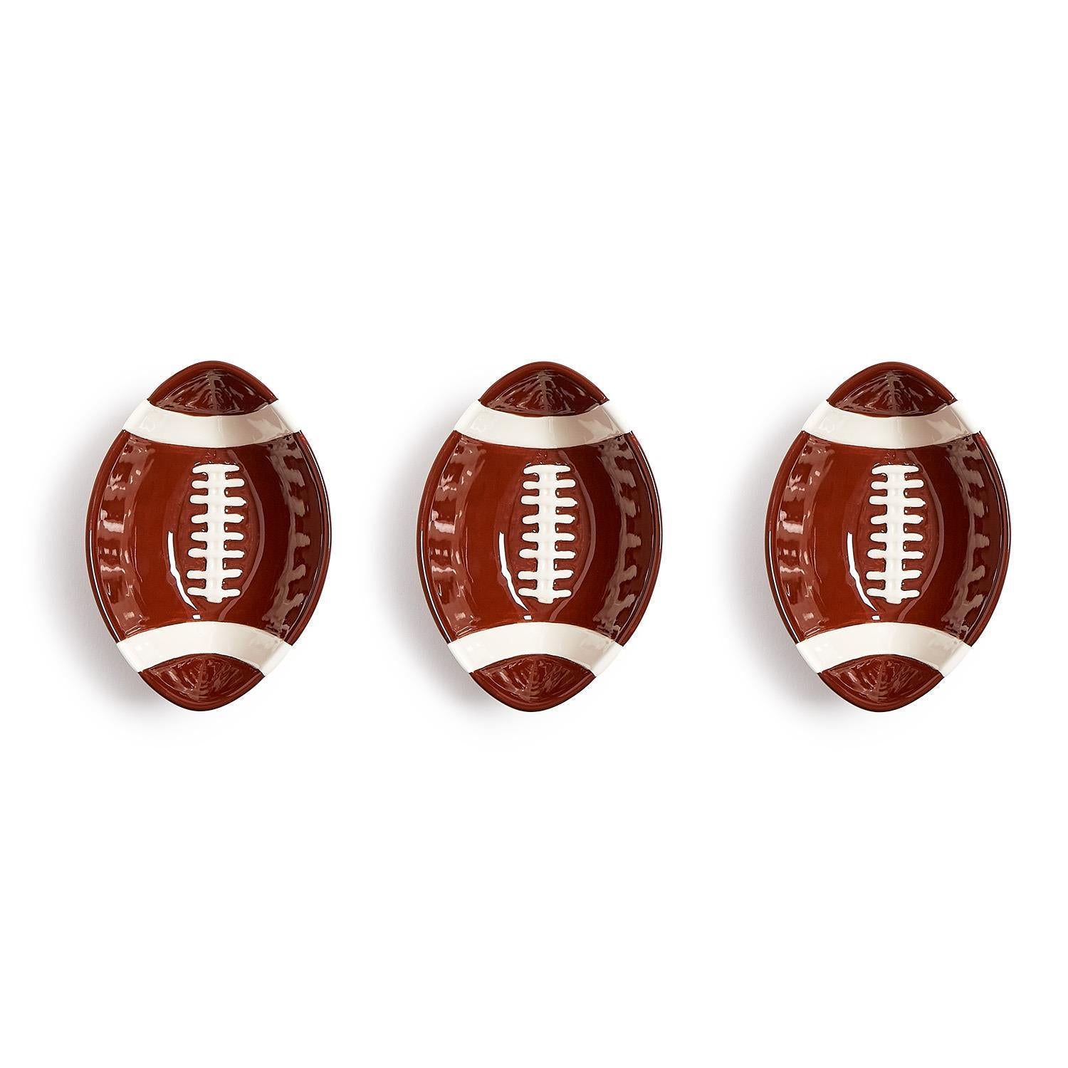 Football Tidbit Bowls, s/3