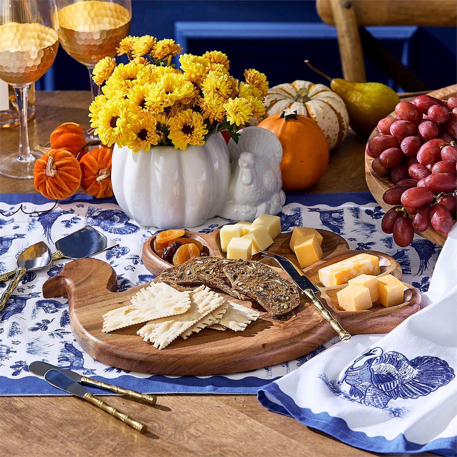 Turkey Sectional Charcuterie Board