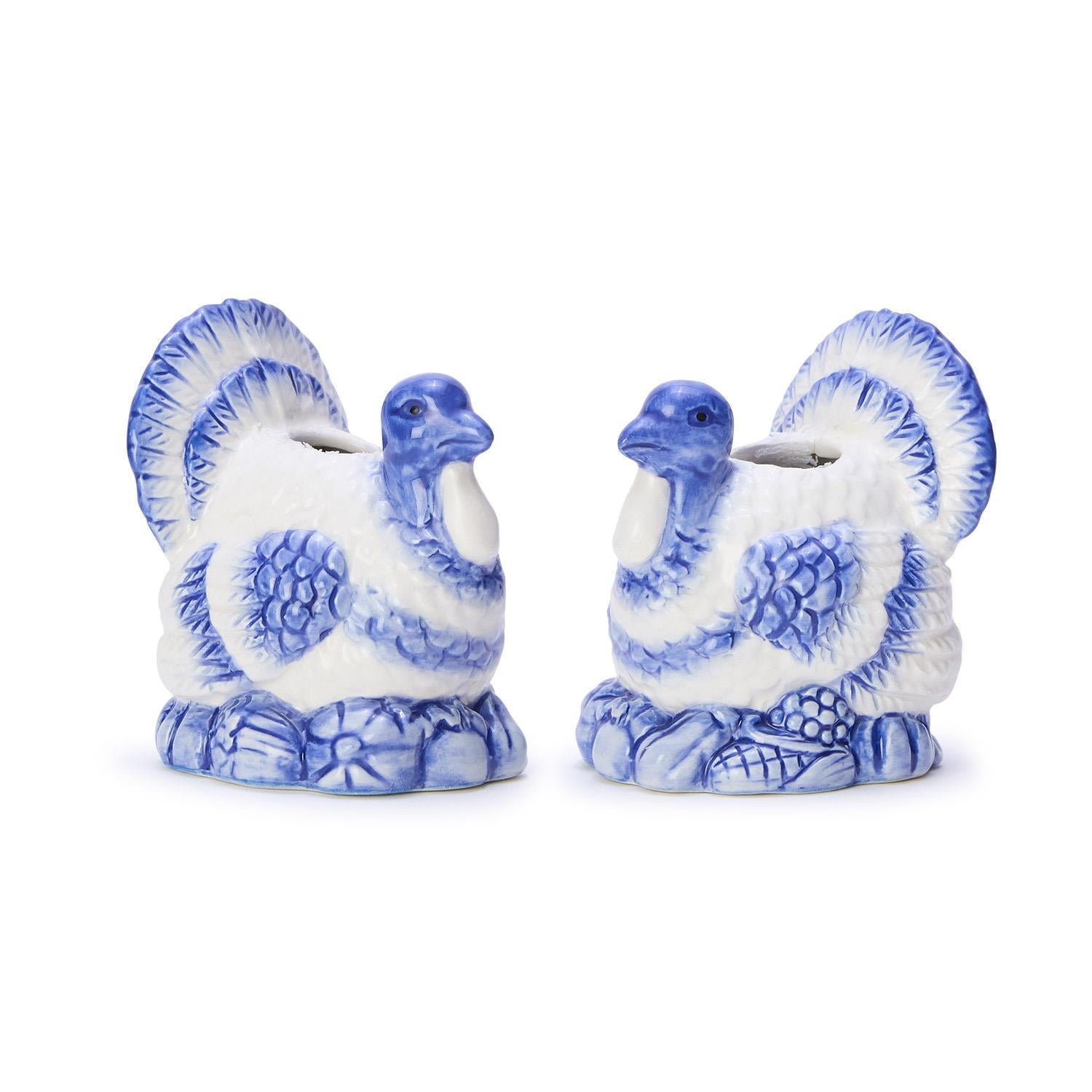Turkey Candleholders, s/2