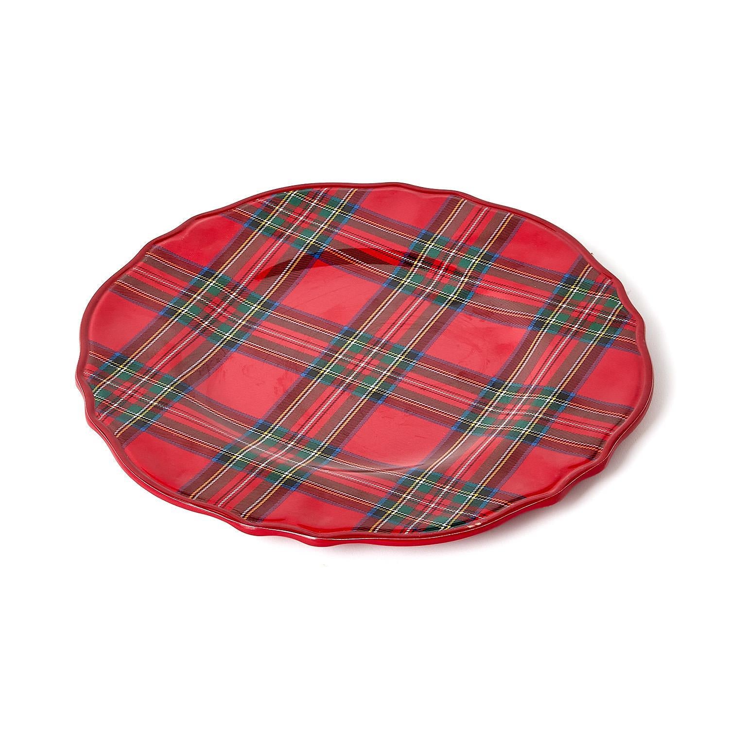 Tartan Traditions Dinner Plates, s/4