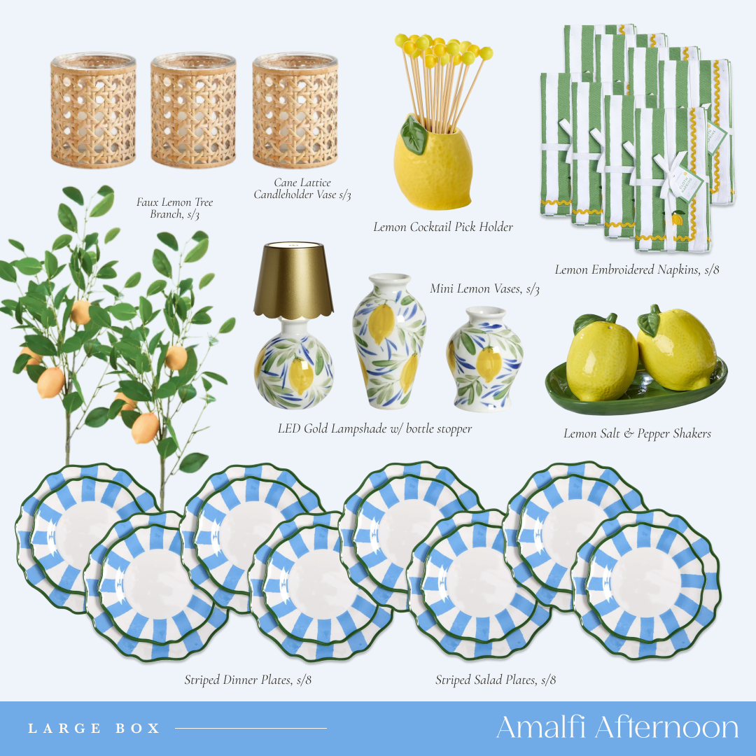 Amalfi Afternoon Tablescape