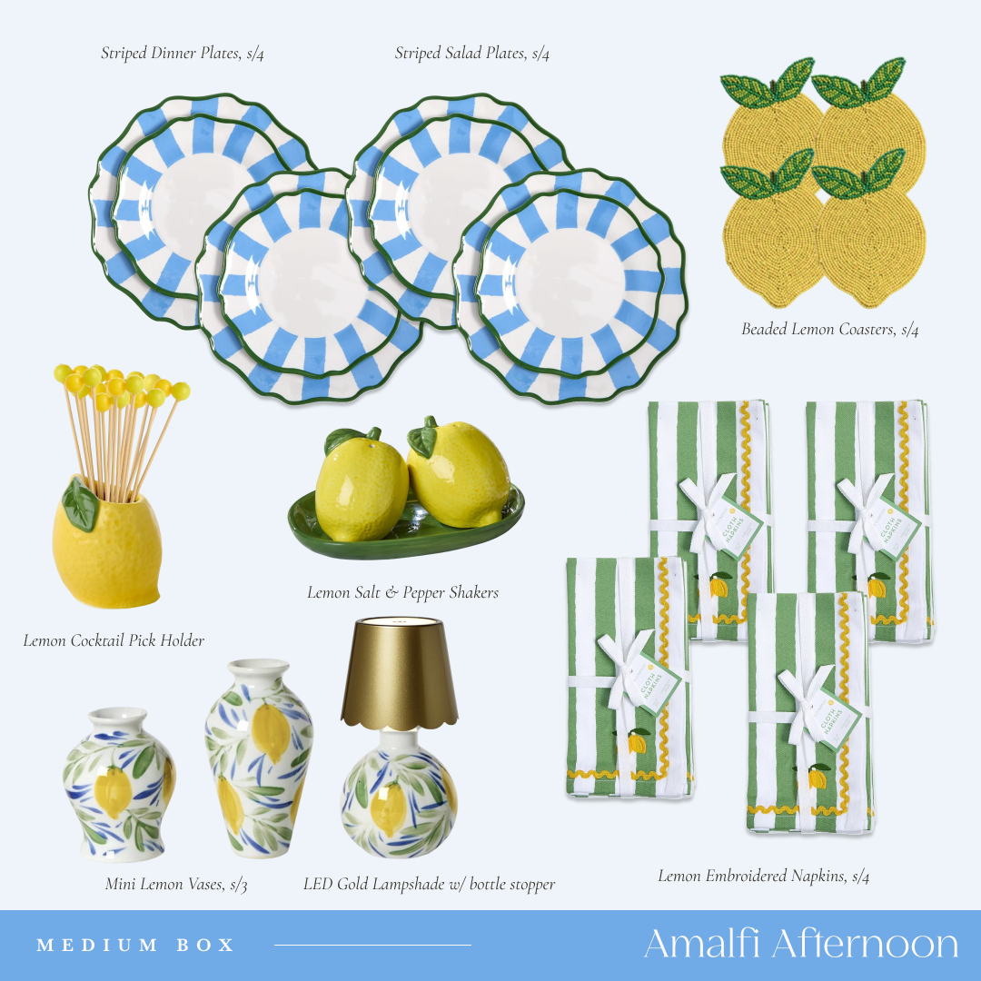 Amalfi Afternoon Tablescape