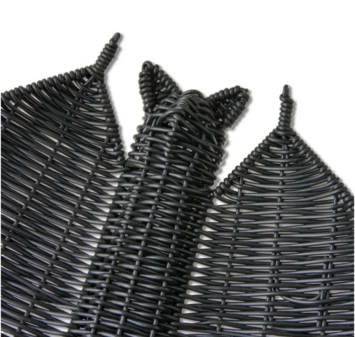 Woven Bat, Black, 9.25"