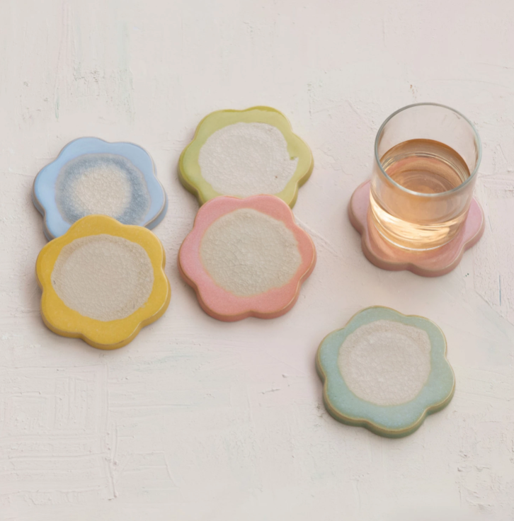 Flower Shaped Coaster | set 4