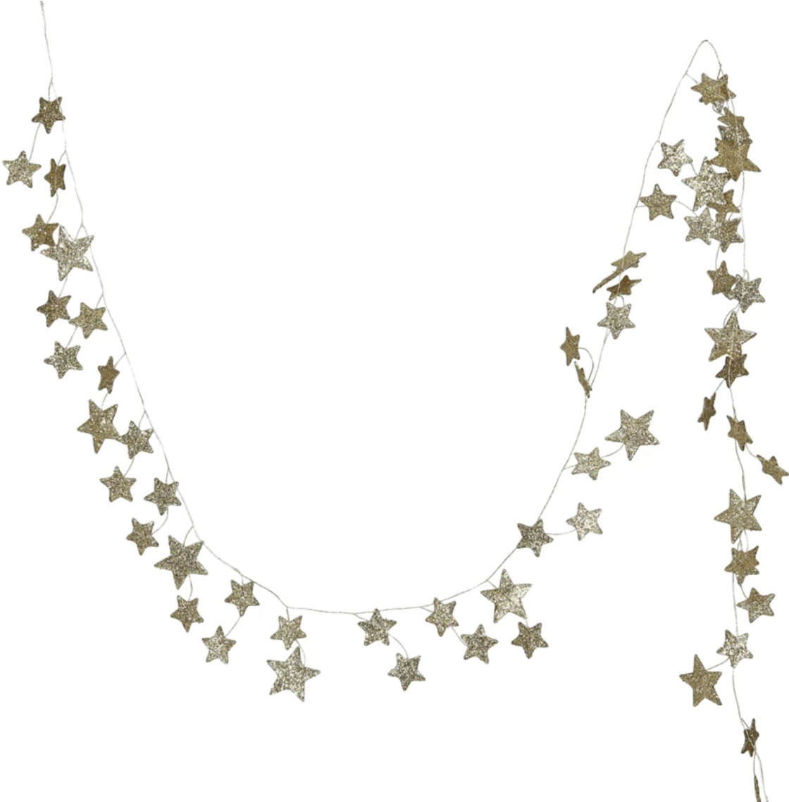 Glitter Star Garland (72"L)