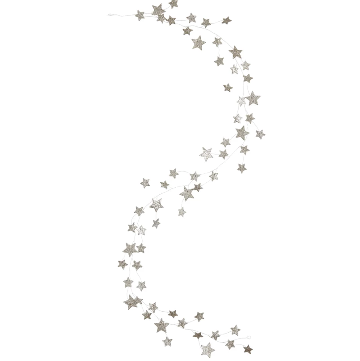 Glitter Star Garland (72"L)