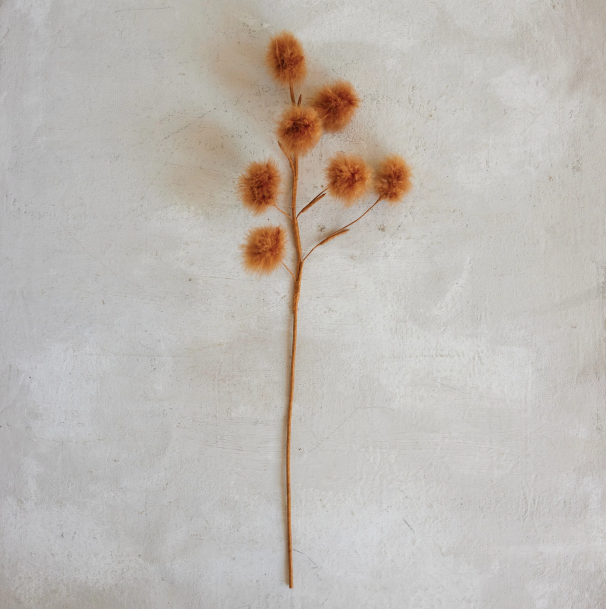 27" Feather Pom Spray, s/3 stems
