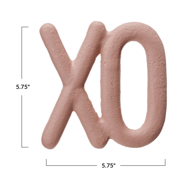 Cast Iron Trivet "XO"