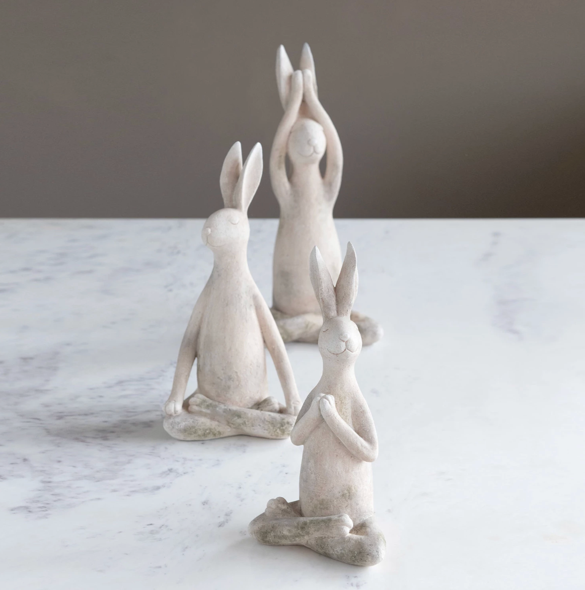 Resin Yoga Rabbit Figurine