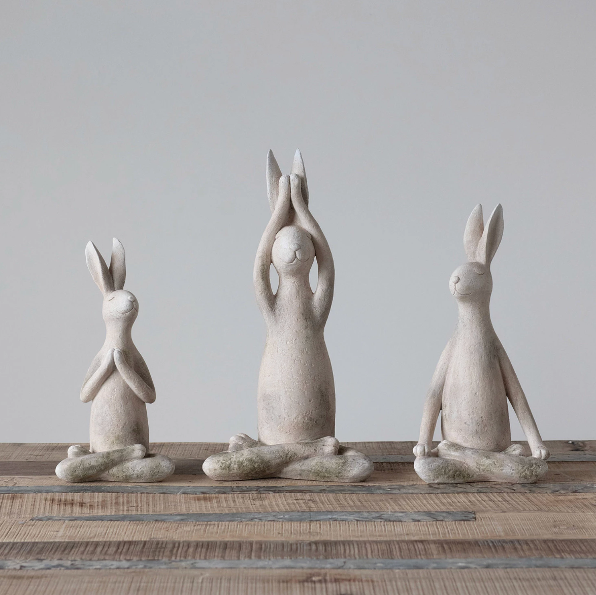 Resin Yoga Rabbit Figurine