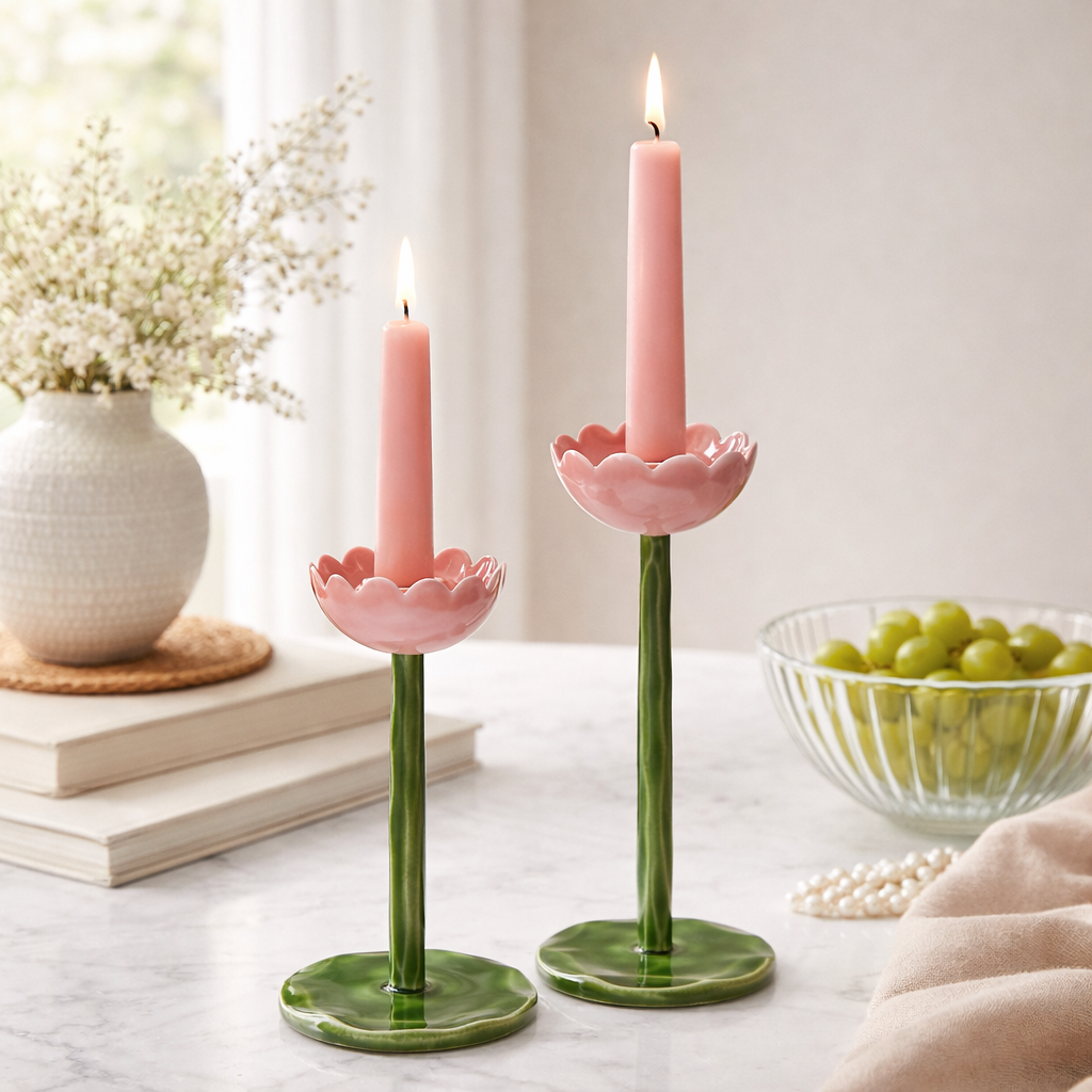 Flor Taper Candle Holder