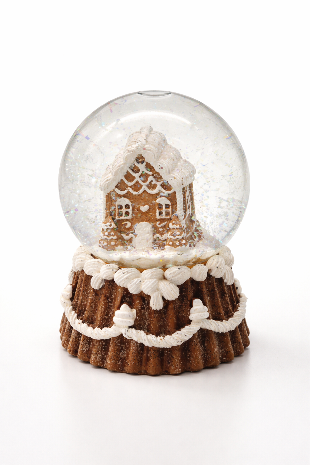 Gingerbread Snow Globe, 4.3"