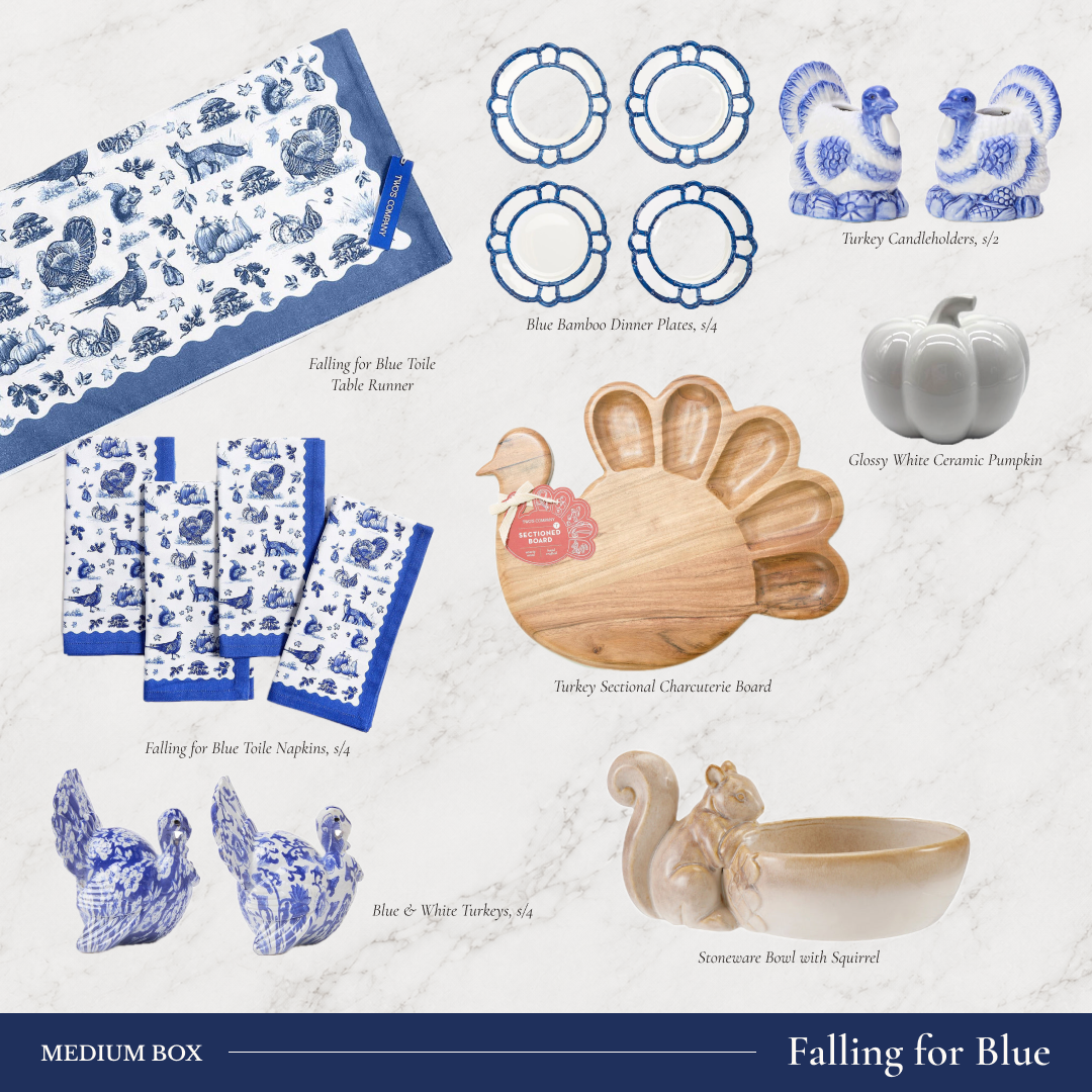 Falling for Blue Medium Box