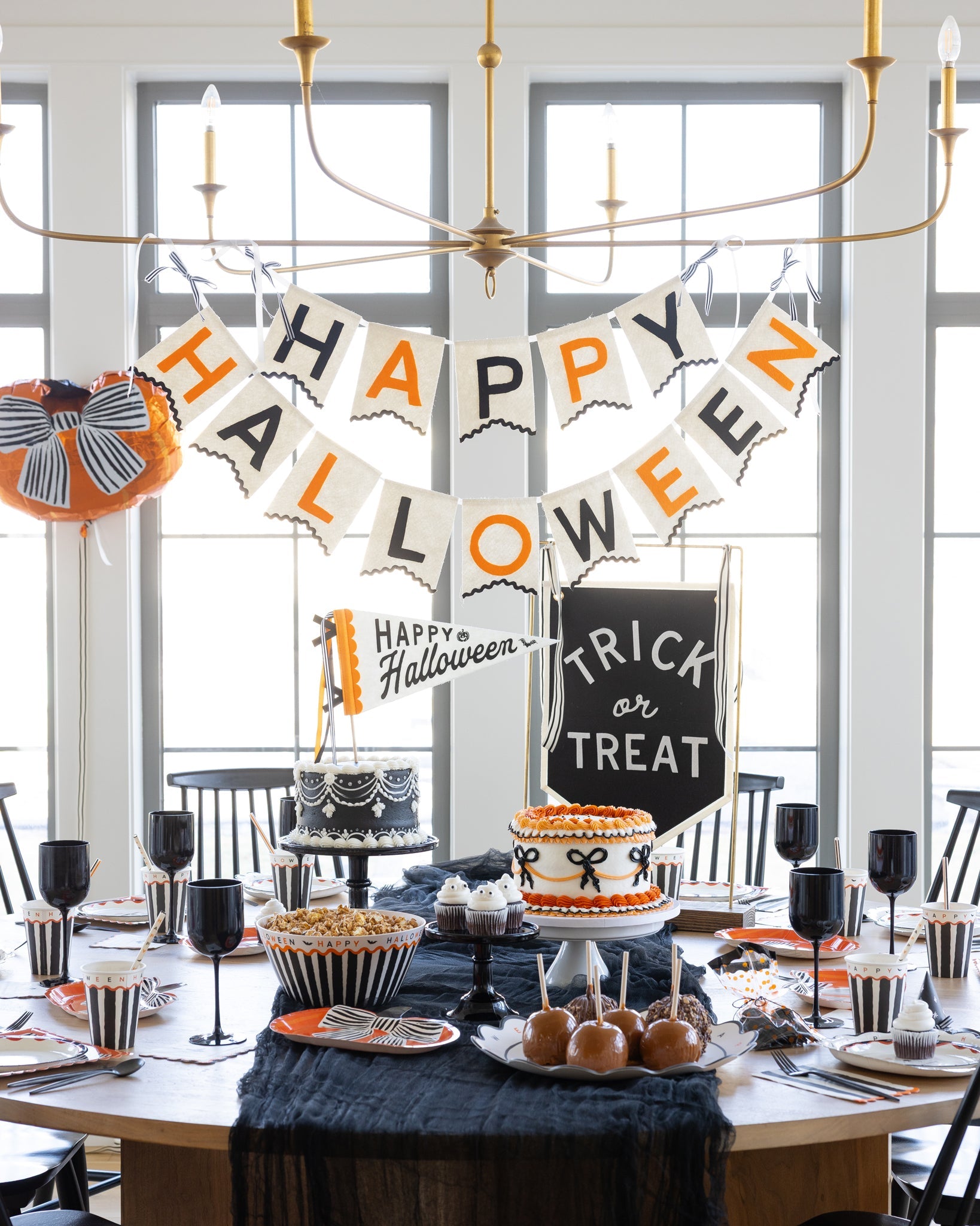 Felt Happy Halloween Banner