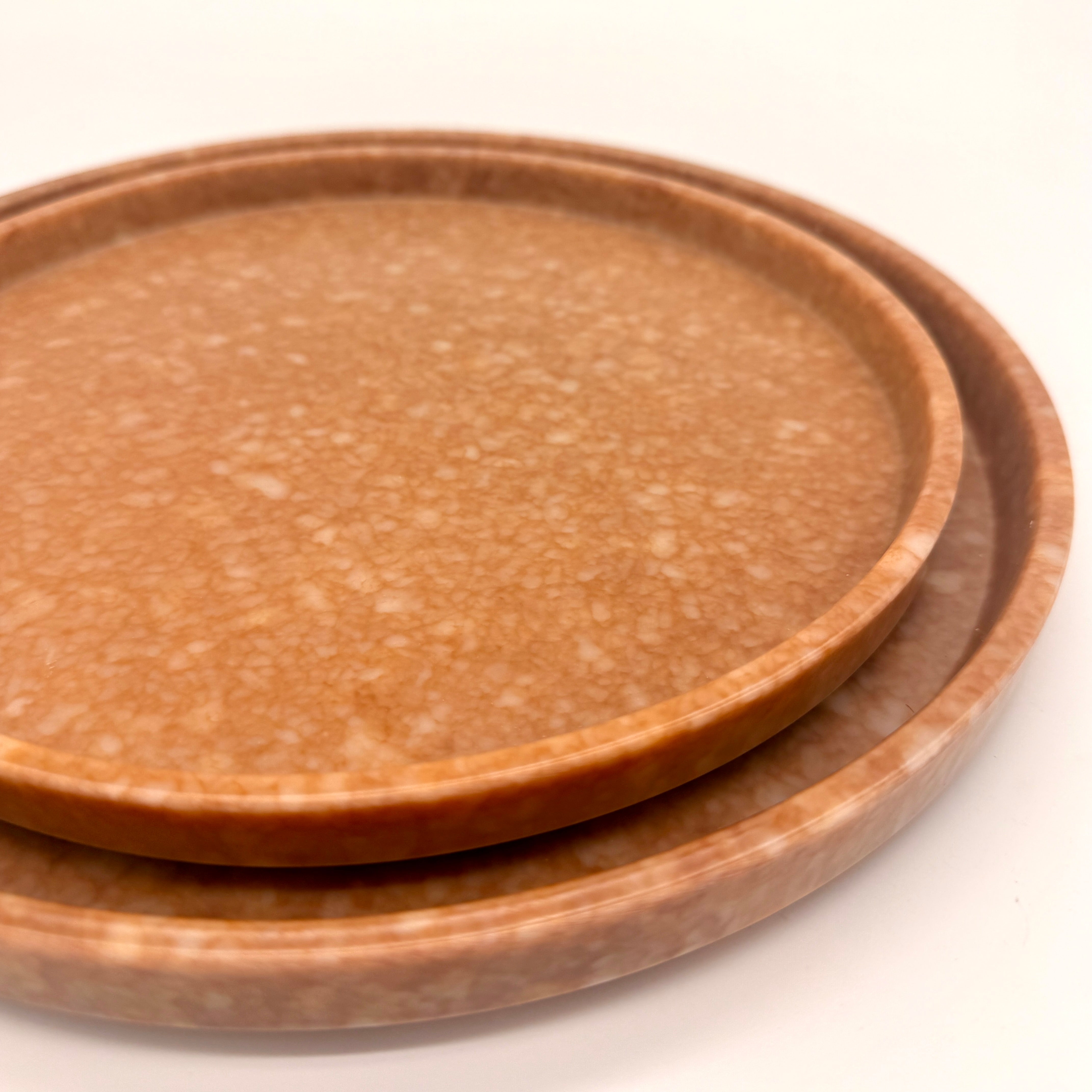 Terracotta Melamine Dinner Plates, s/4