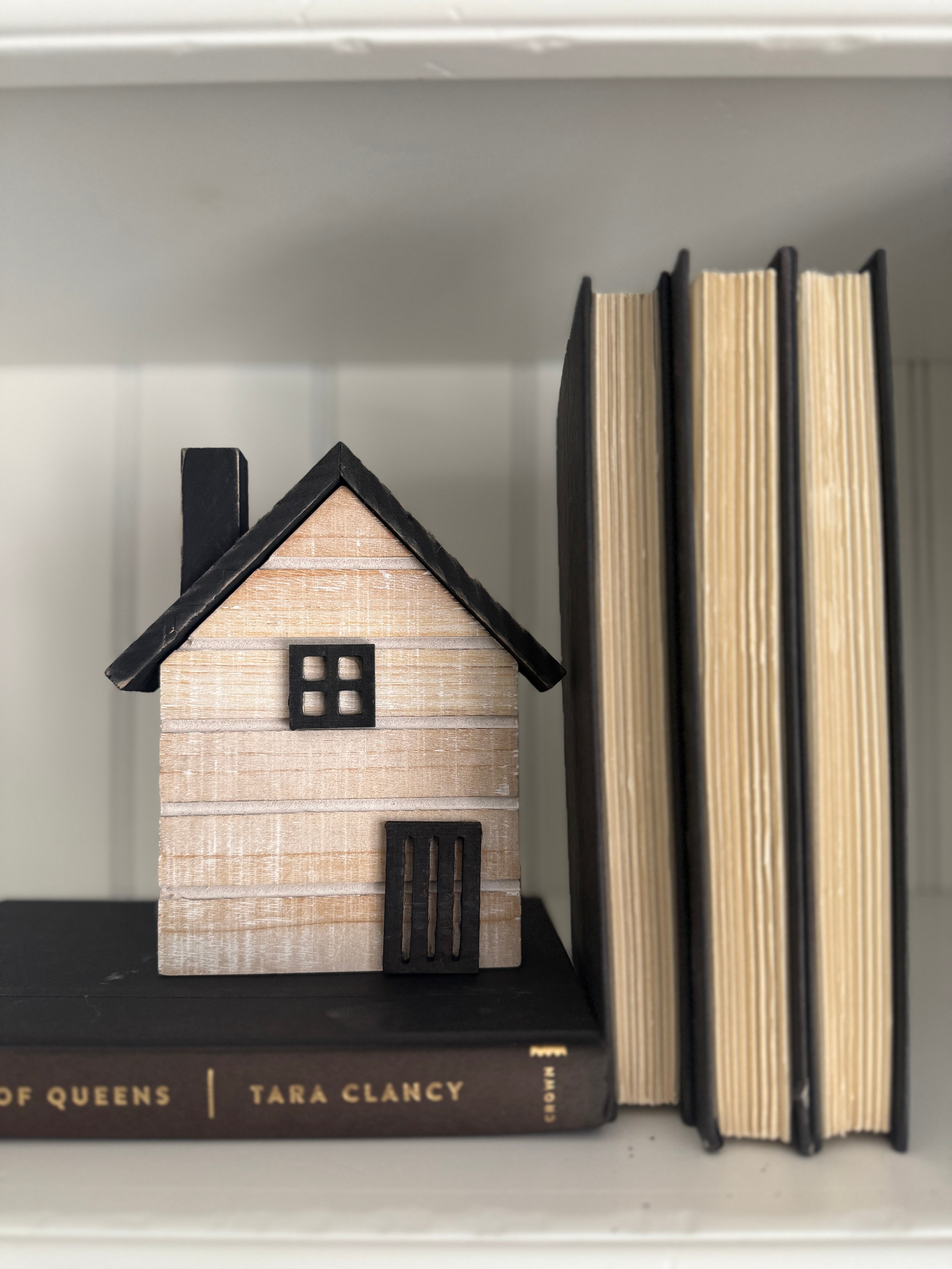 WOOD HOLIDAY HOUSE BLOCKS | Set of 3