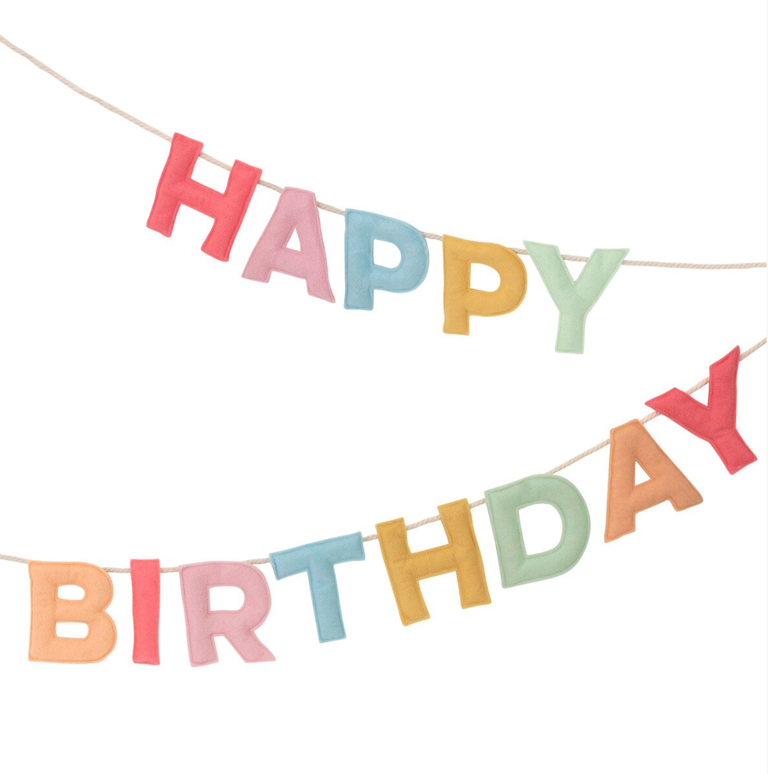 Felt Happy Birthday Garland